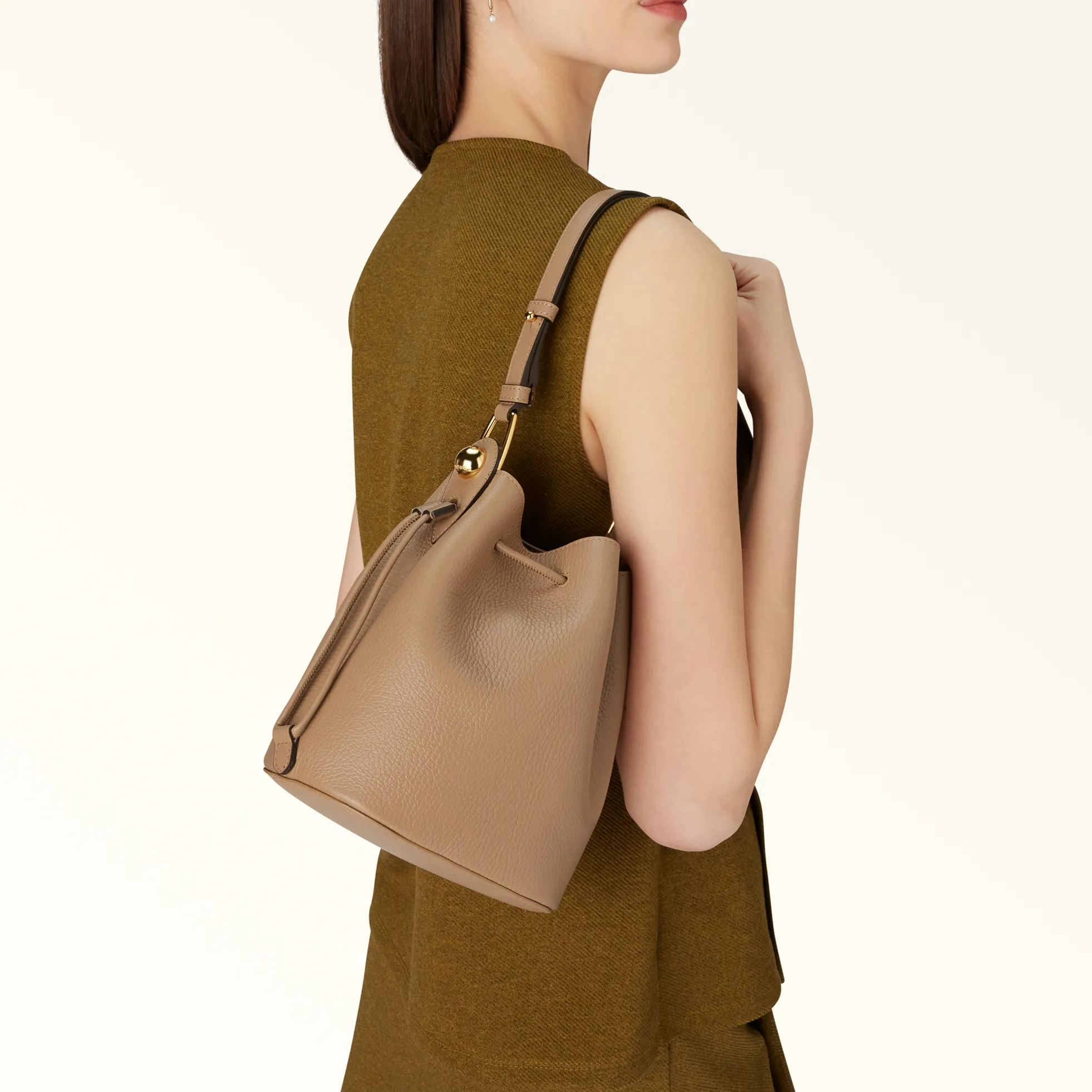 Furla Bucket Bags|Shoulder Bags<Sfera Bucket Bag MINI deserto