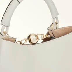 Furla Bucket Bags|Top Handles<Sfera Bucket Bag S panna+avena int.