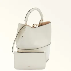 Furla Bucket Bags|Top Handles<Sfera Bucket Bag S panna+avena int.