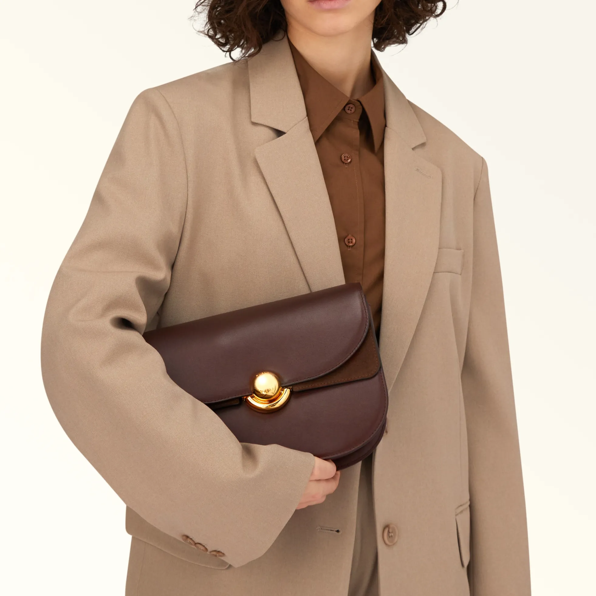 Furla Crossbodies|Furla Sfera<Sfera Crossbody S cioccolato