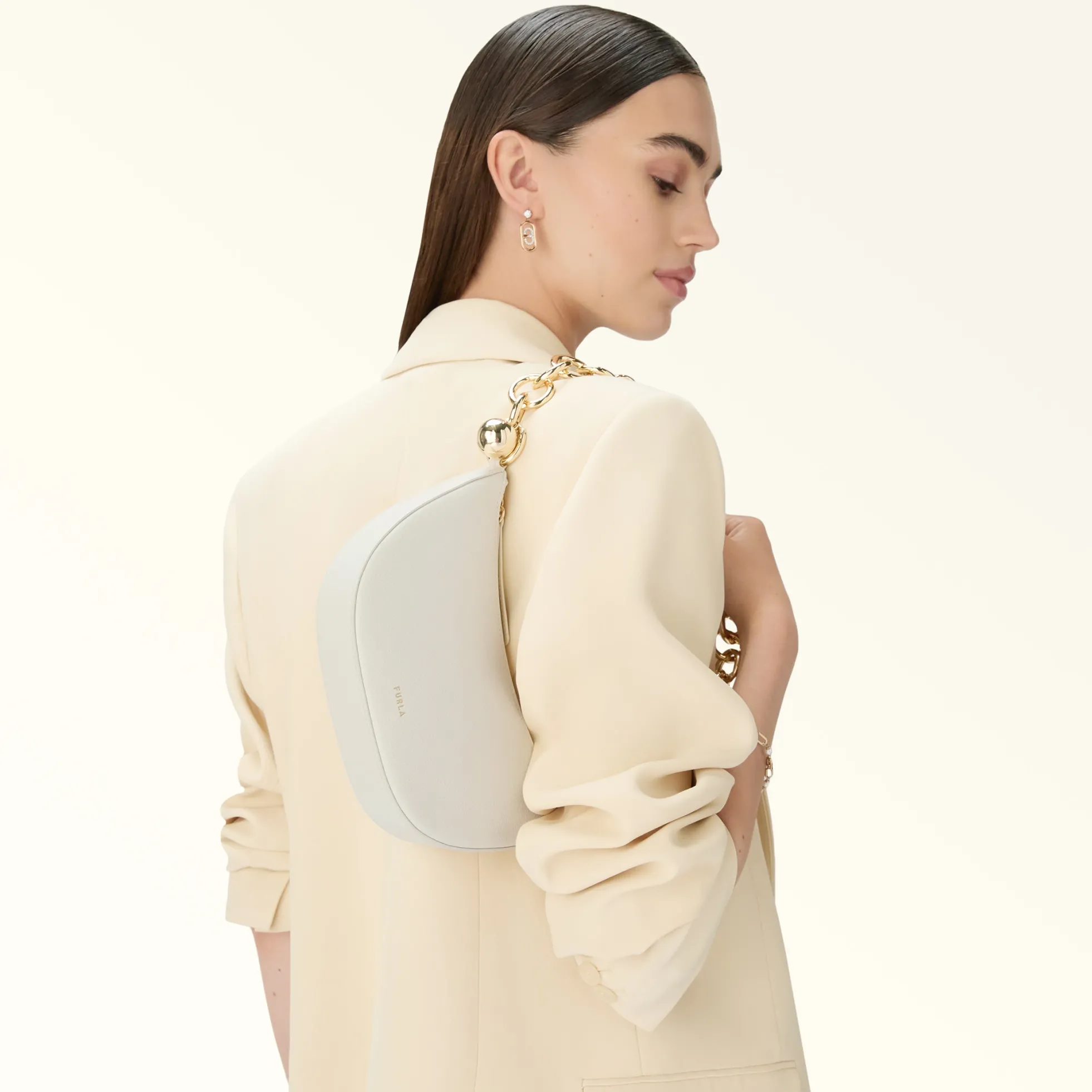 Furla Mini Bags And Pouches|Mini Bags And Pouches<Sfera Mini Bag panna