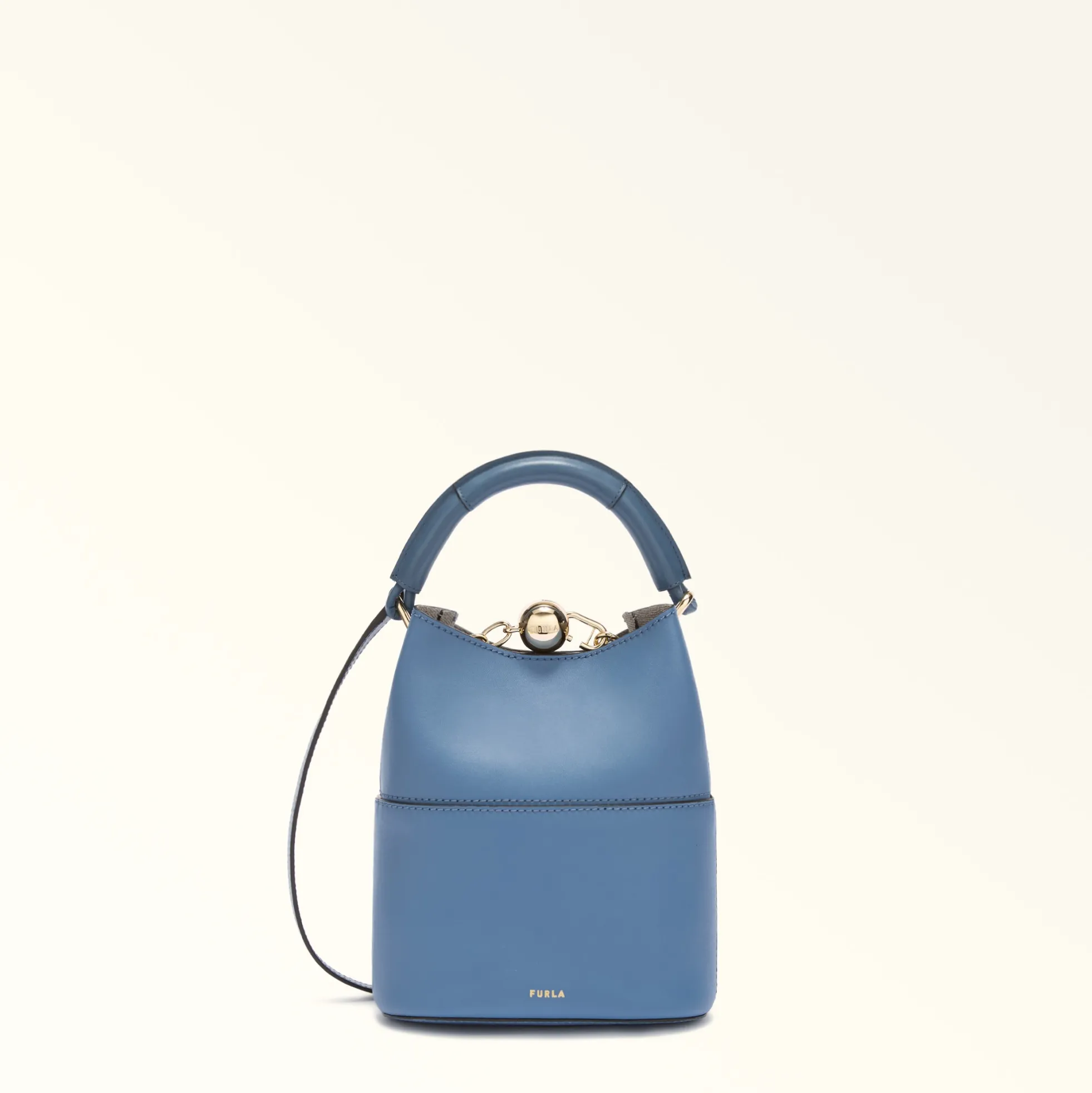Furla Bucket Bags|Mini Bags And Pouches<Sfera Mini Bag jeans+grigio int.