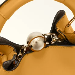 Furla Bucket Bags|Mini Bags And Pouches<Sfera Mini Bag senape+vaniglia int.