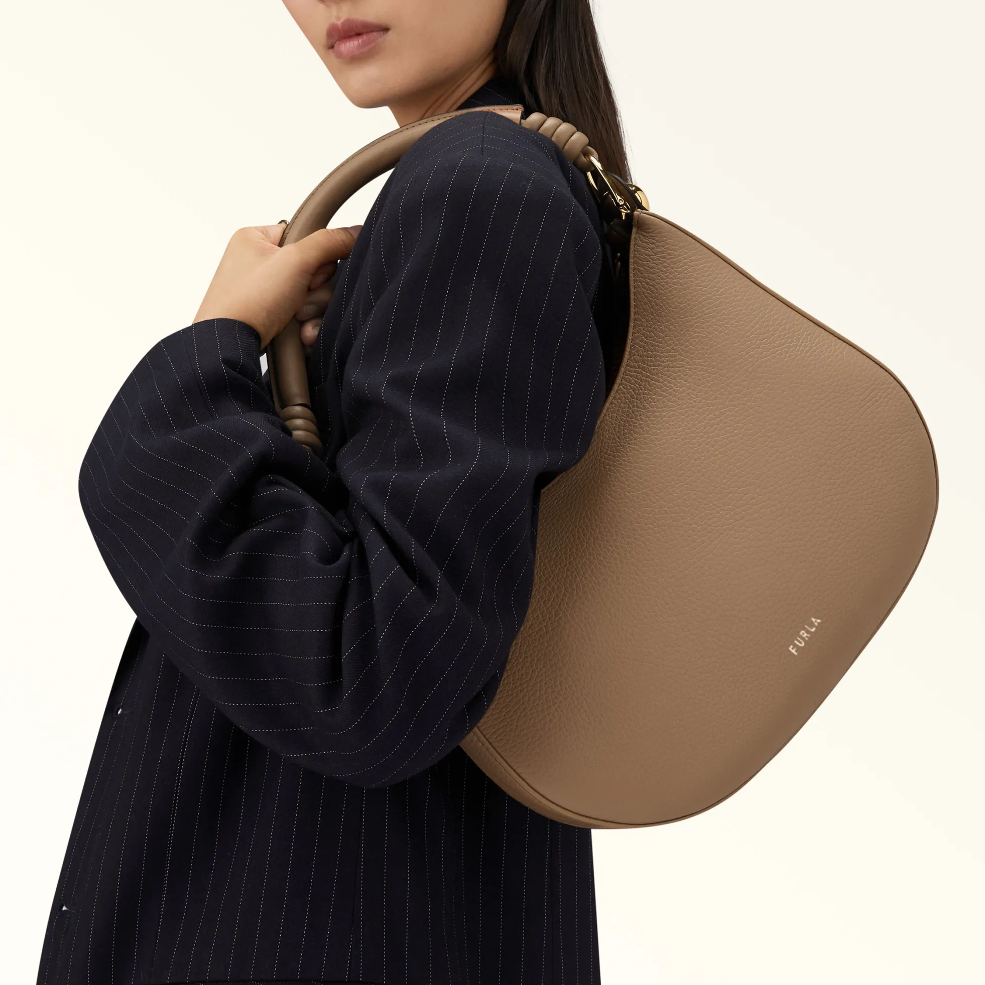 Furla Shoulder Bags|Crossbodies<Sfera Shoulder Bag S deserto