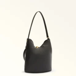 Furla The Black Bag Edit|Bucket Bags<Sfera Soft Bucket Bag S nero