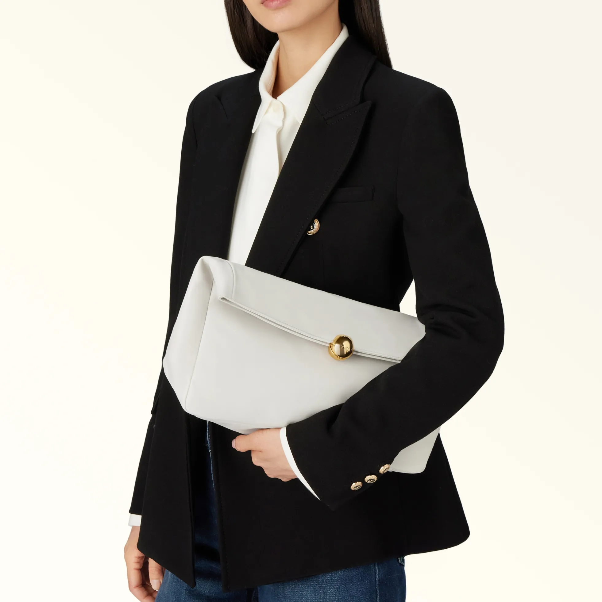 Furla Furla Sfera Soft<Sfera Soft Clutch M marshmallow