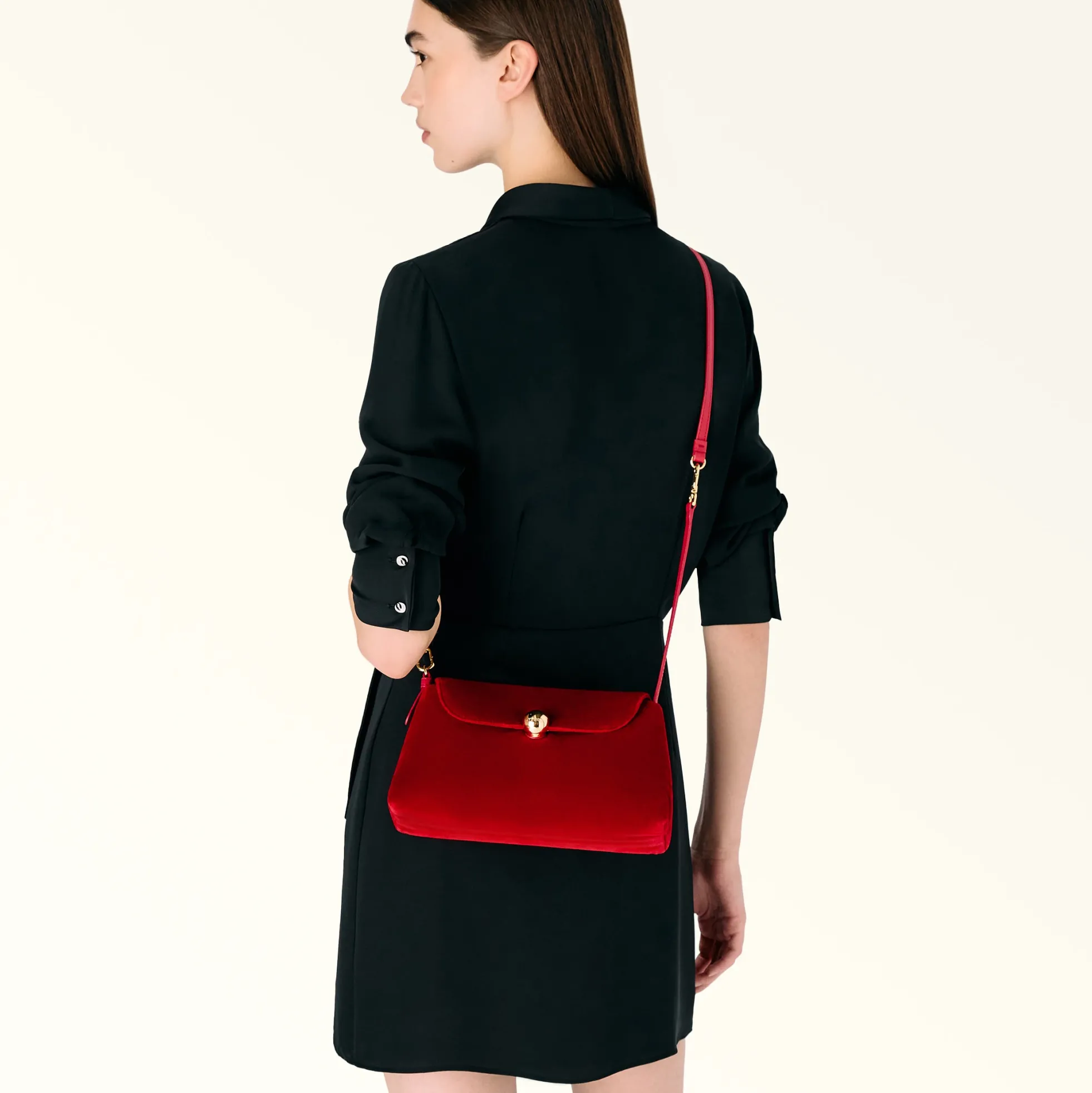 Furla Mini Bags And Pouches|Mini Bags And Pouches<Sfera Soft Mini Bag rosso