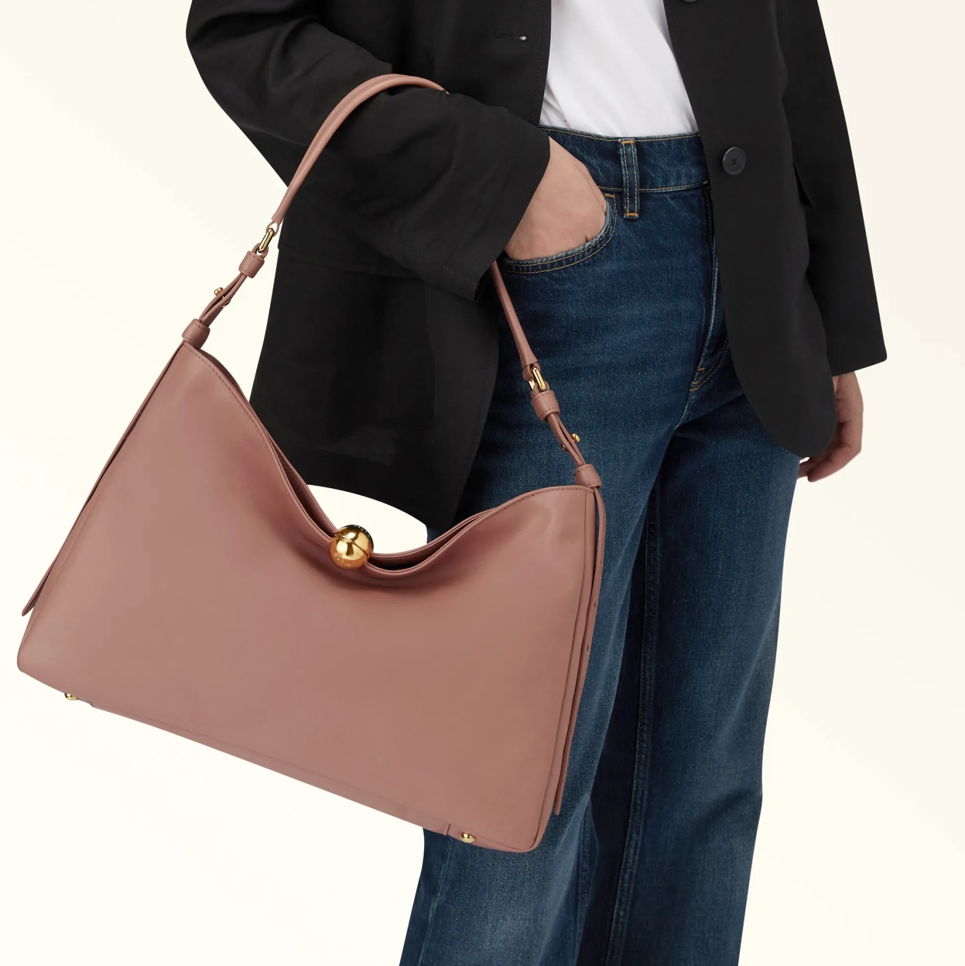 Furla Maxi Bags|Shoulder Bags<Sfera Soft Shoulder Bag L tulle