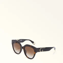 Furla Sunglasses|Sunglasses<Sunglasses dark havana+nero