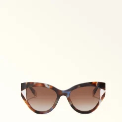 Furla Sunglasses|Sunglasses<Sunglasses blue havana+color crystal