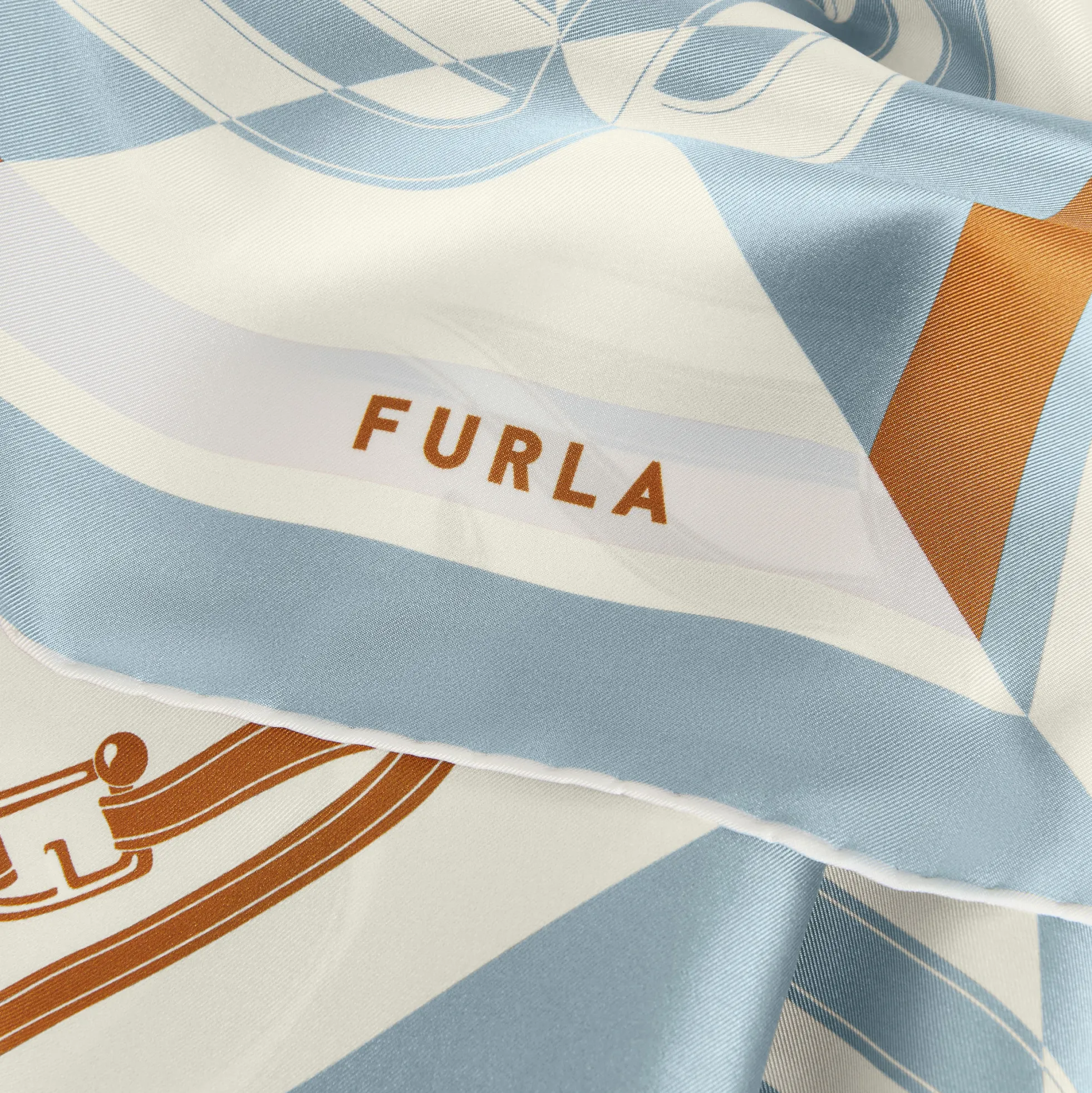 Furla Scarves<Tortona Carré cirro+panna