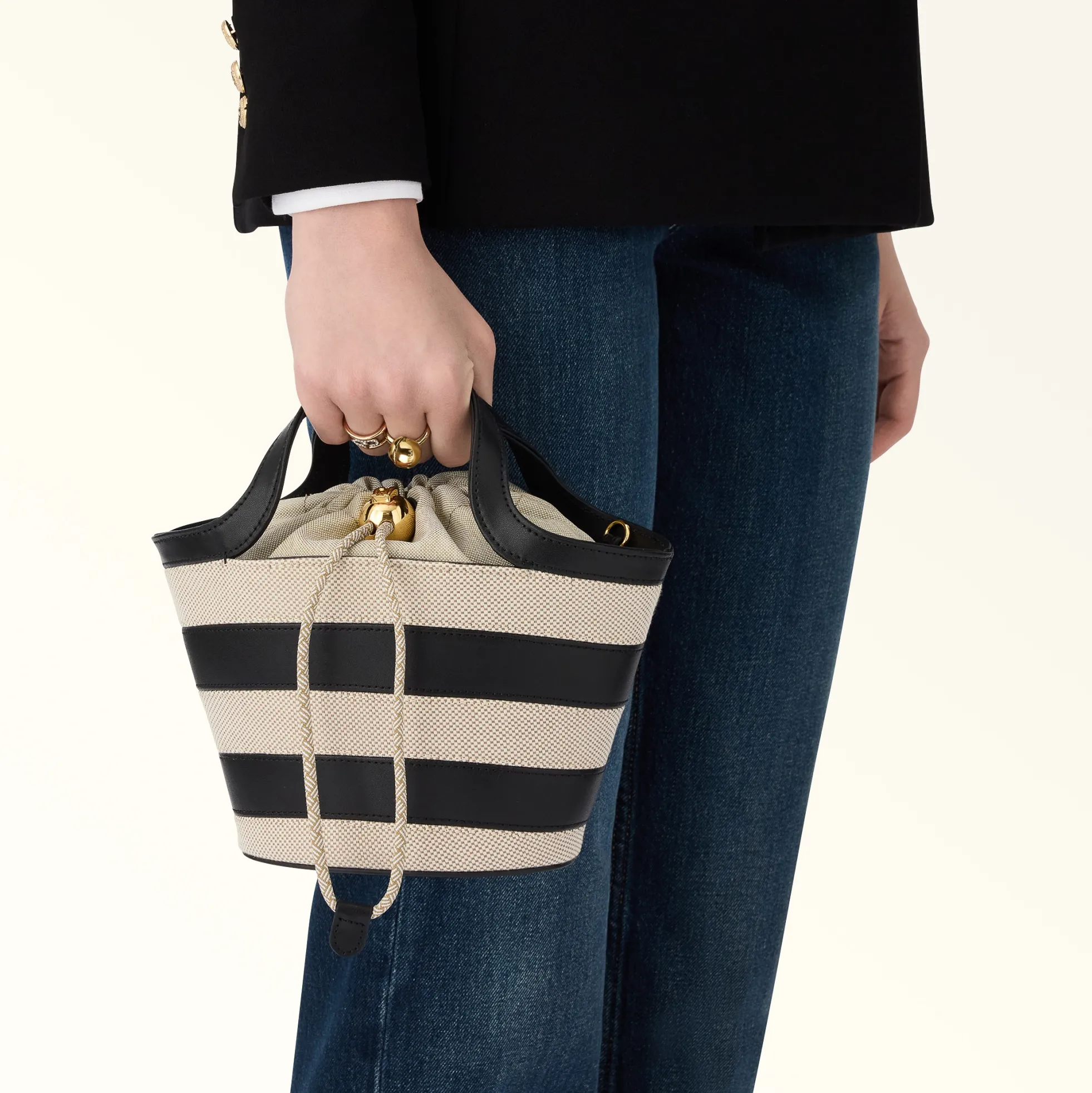 Furla Mini Bags And Pouches|Mini Bags And Pouches<Vortice Mini Bag toni nero